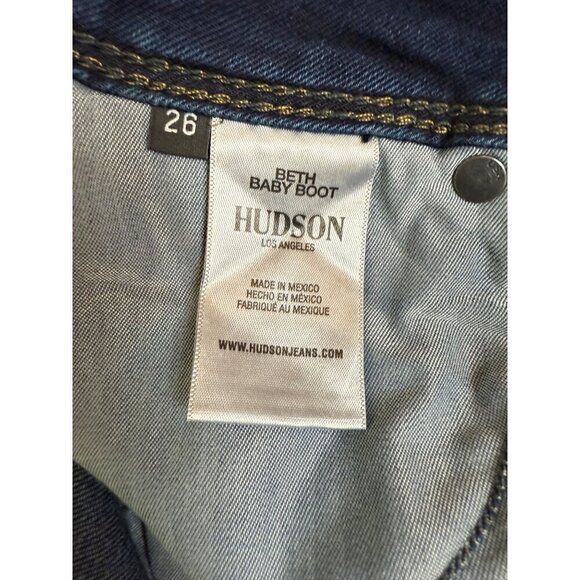 NWT Hudson Women's Jeans Beth Mid Rise Baby Boot Cut Sizes 24, 26 - Picture 5 of 13
